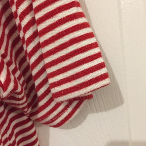 Mixxmix Korea 365BASIC red and white striped tee - Picture 11 of 11